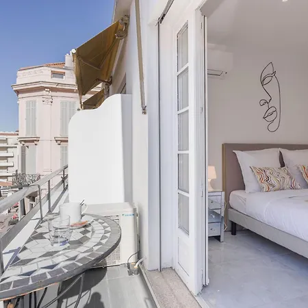 Apartment Moliere - Palais, Plage, Balcon, Clim Et Centre Cannes